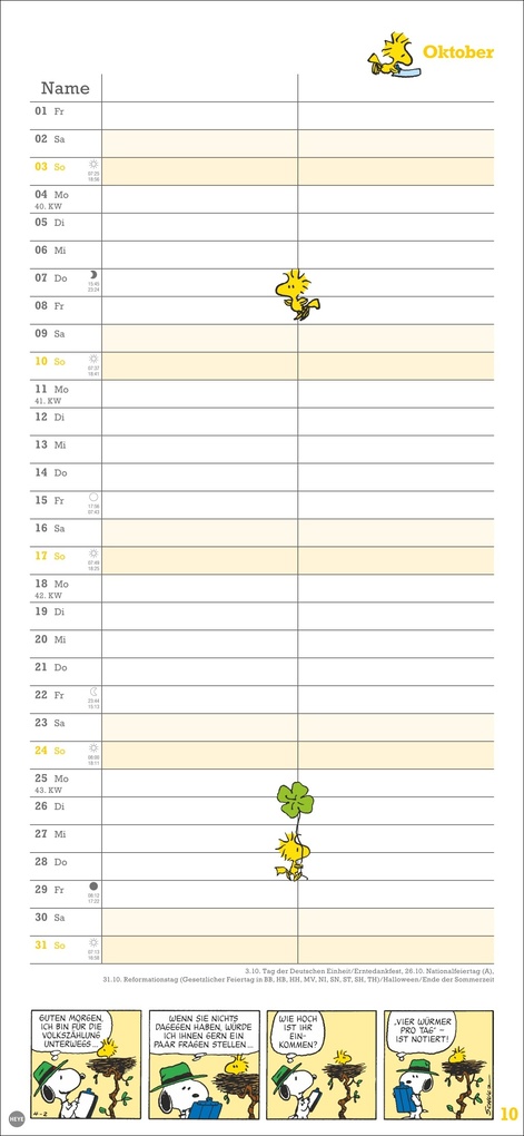 Weitere Ansicht: Peanuts Planer Wir zwei 2027