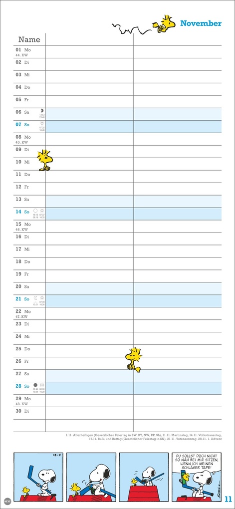 Weitere Ansicht: Peanuts Planer Wir zwei 2027