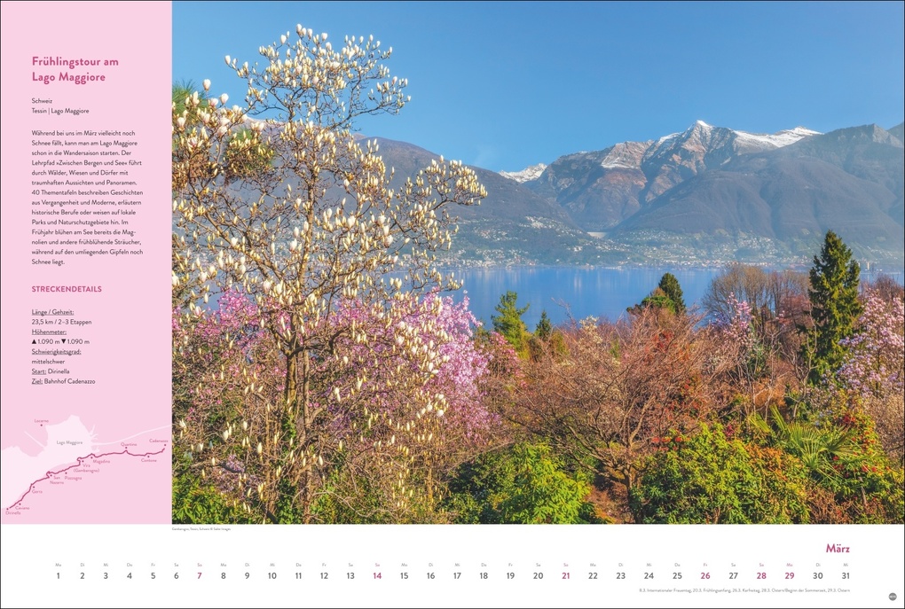 Weitere Ansicht: Weitwanderwege Edition Kalender 2027
