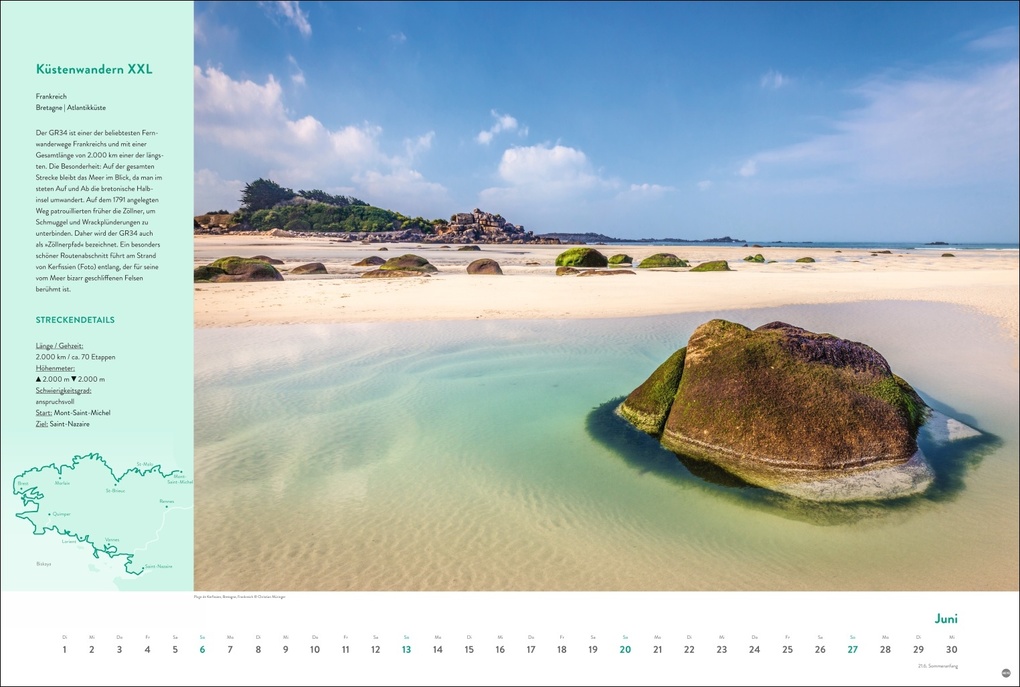 Weitere Ansicht: Weitwanderwege Edition Kalender 2027