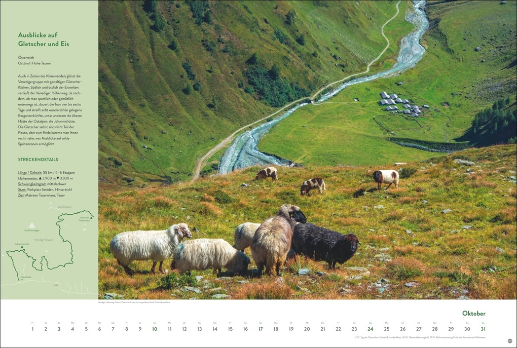 Weitere Ansicht: Weitwanderwege Edition Kalender 2027