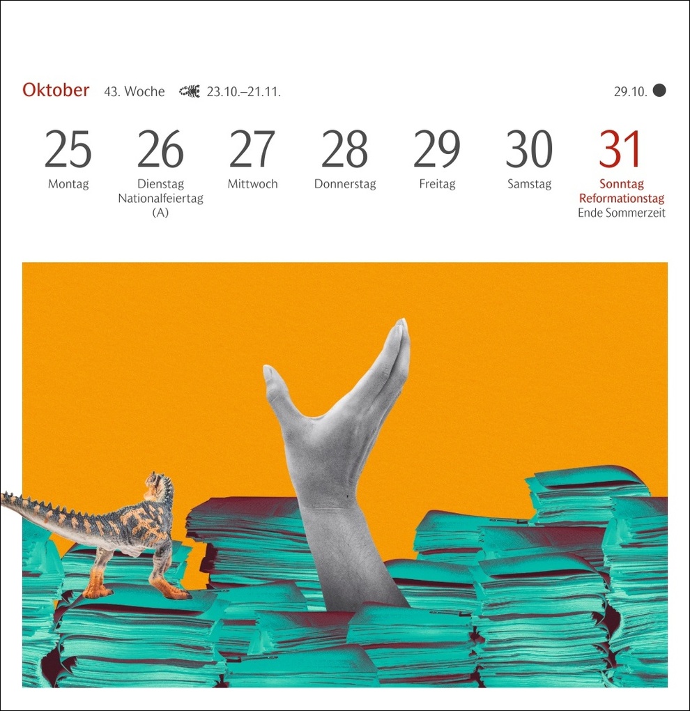 Weitere Ansicht: Welches Buch bin ich? Premium-Postkartenkalender 2027 - Literarischer Rätselkalender | Stefan Heine