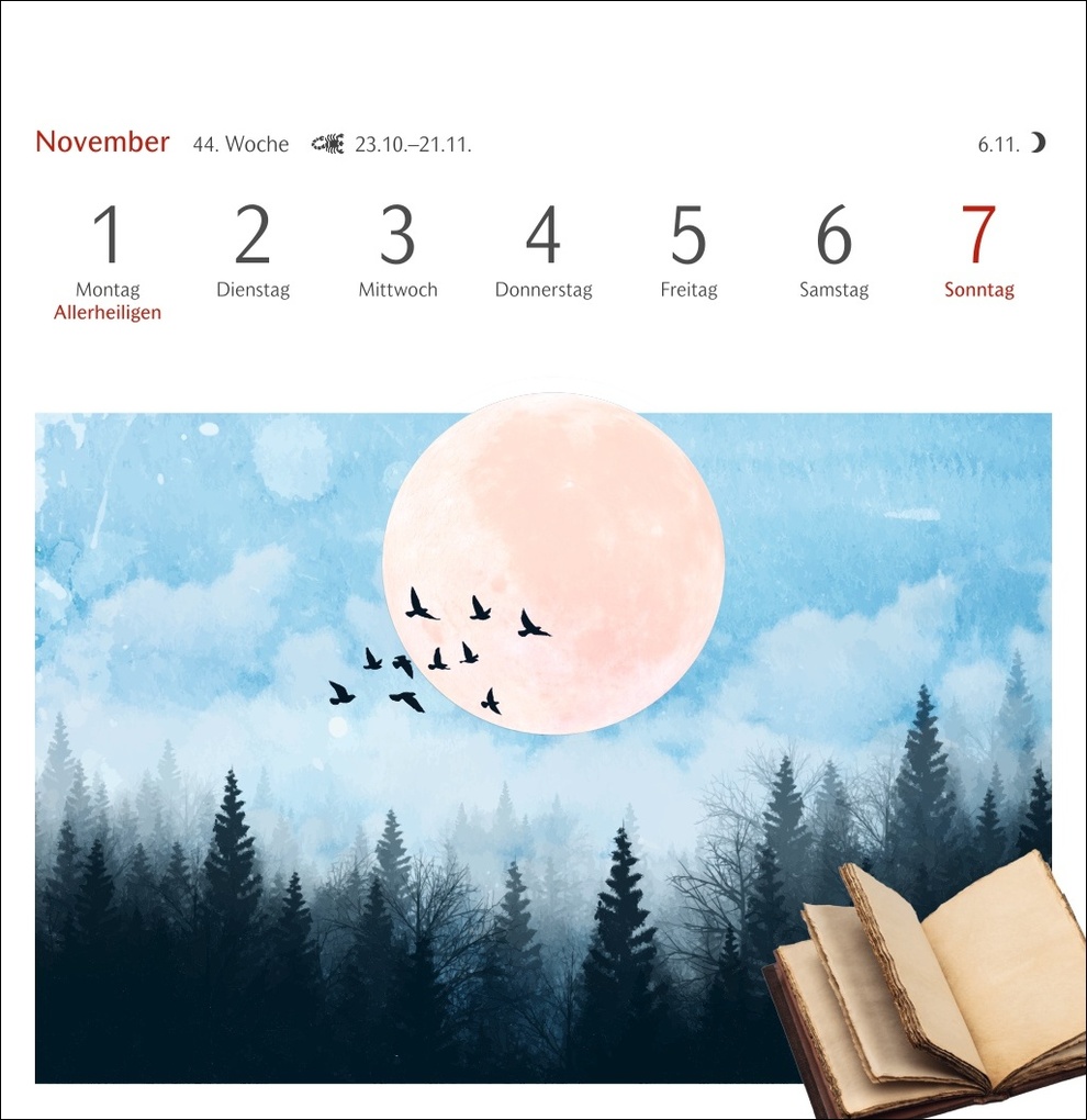 Weitere Ansicht: Welches Buch bin ich? Premium-Postkartenkalender 2027 - Literarischer Rätselkalender | Stefan Heine