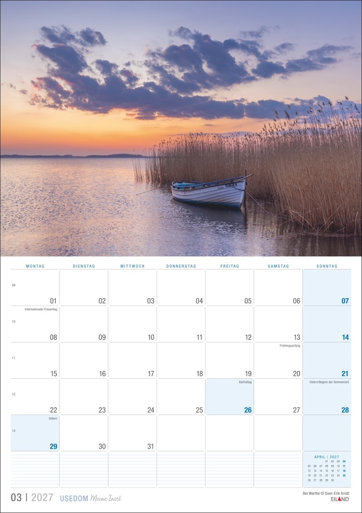 Weitere Ansicht: Usedom ...meine Insel Kalender 2027