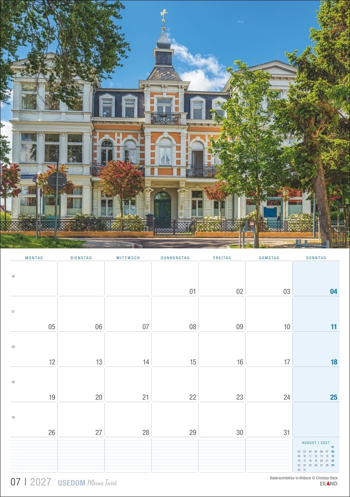 Weitere Ansicht: Usedom ...meine Insel Kalender 2027