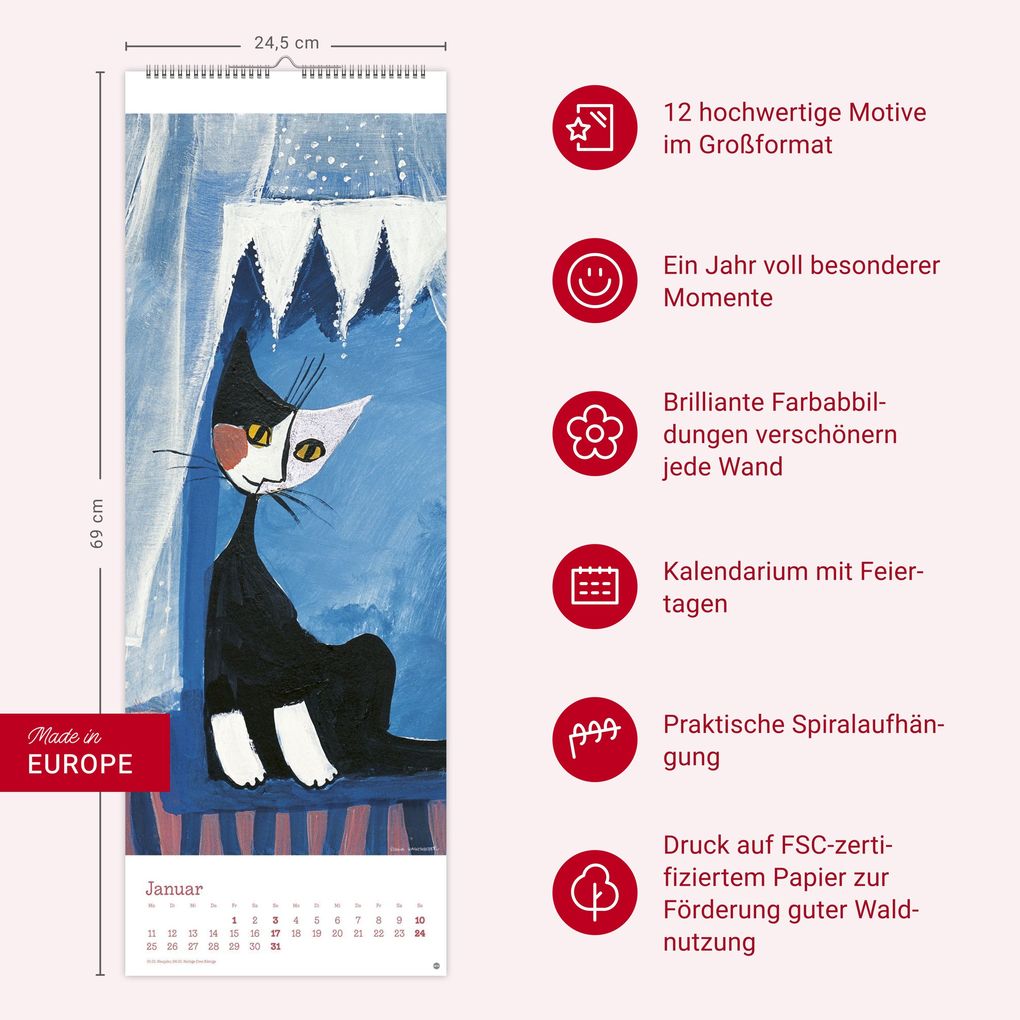 Weitere Ansicht: Rosina Wachtmeister Vertical Kalender 2027 | Rosina Wachtmeister