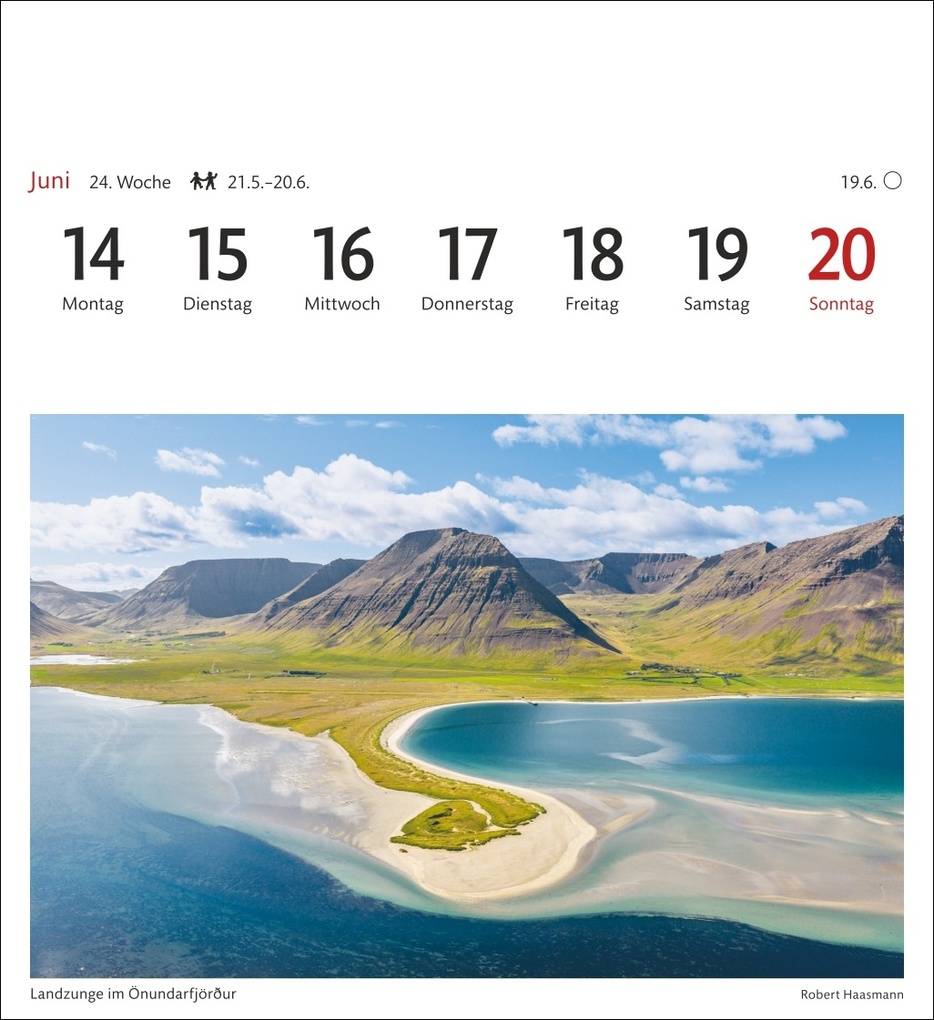 Weitere Ansicht: Island Sehnsuchtskalender 2027 - Wochenkalender mit 53 Postkarten