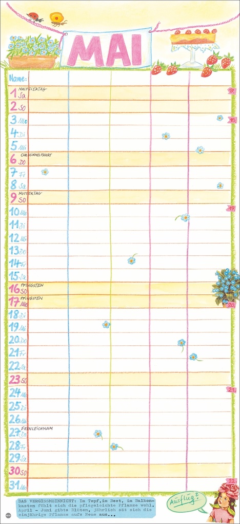 Weitere Ansicht: Gabi Kohwagner Unser Familienkalender 2027 | Gabi Kohwagner