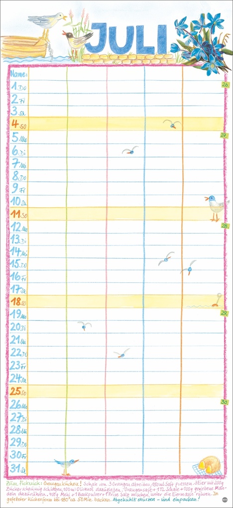 Weitere Ansicht: Gabi Kohwagner Unser Familienkalender 2027 | Gabi Kohwagner