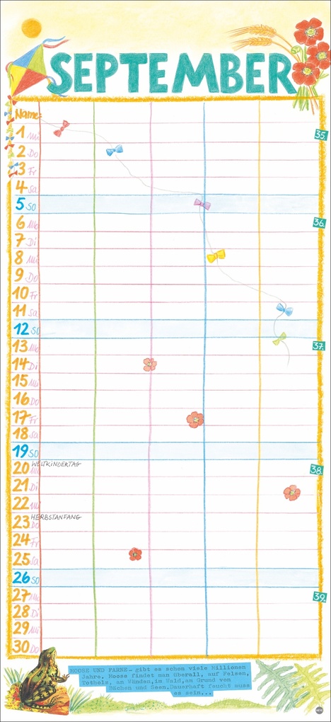 Weitere Ansicht: Gabi Kohwagner Unser Familienkalender 2027 | Gabi Kohwagner