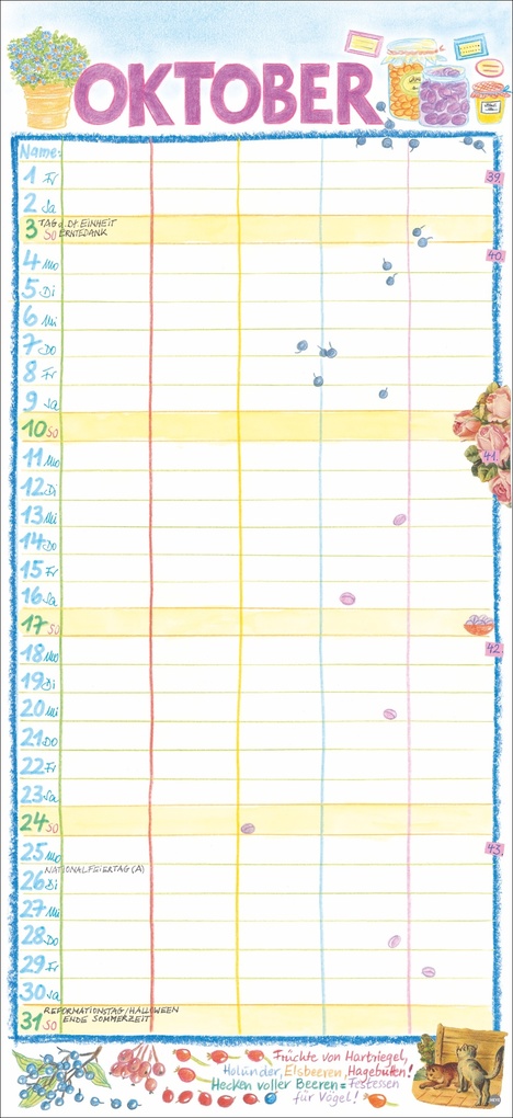 Weitere Ansicht: Gabi Kohwagner Unser Familienkalender 2027 | Gabi Kohwagner