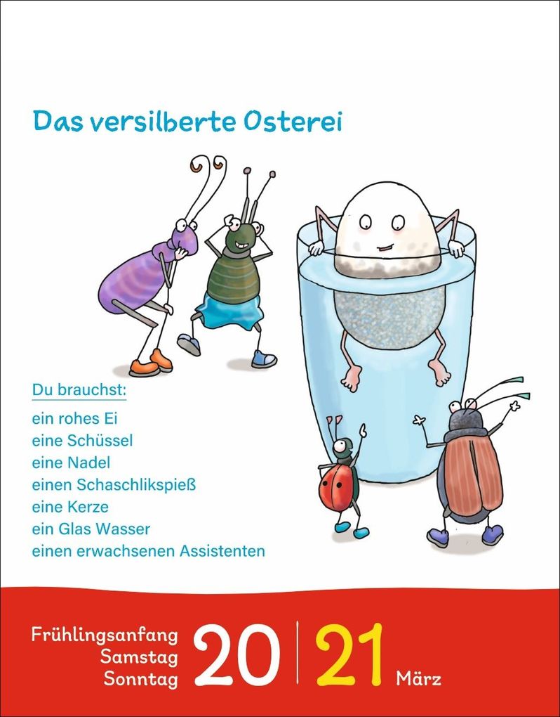 Weitere Ansicht: Kalender für clevere Kids Tagesabreißkalender 2027 | Ann Christin Artel, Thomas Huhnold