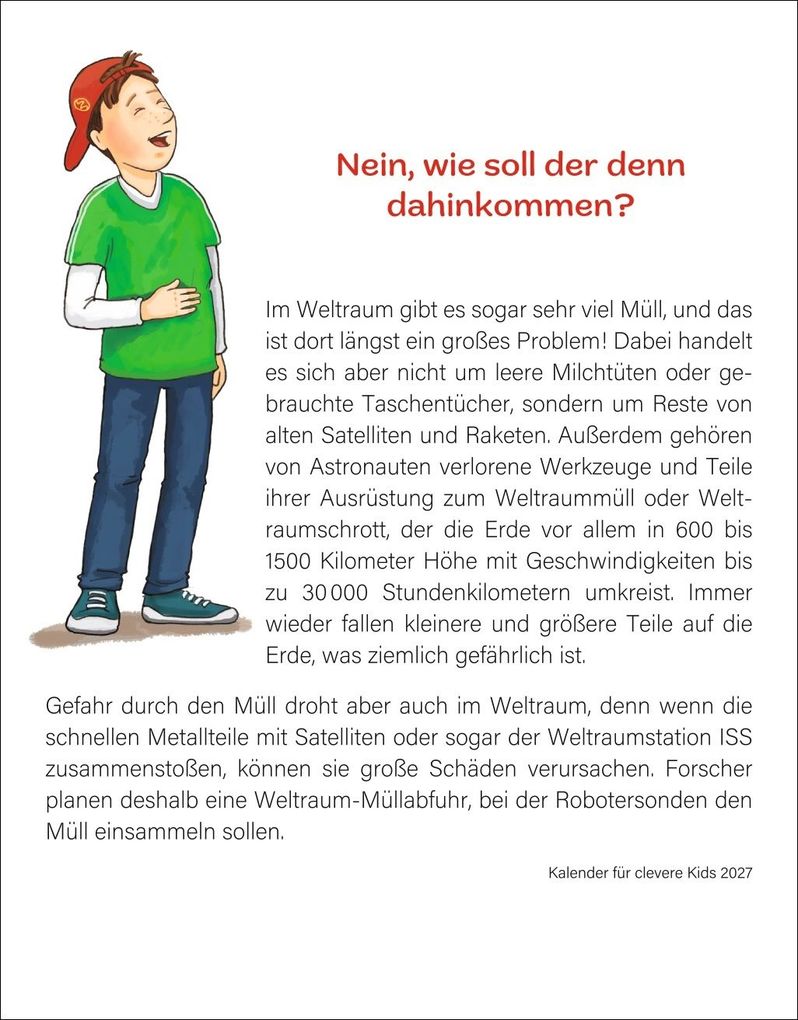 Weitere Ansicht: Kalender für clevere Kids Tagesabreißkalender 2027 | Ann Christin Artel, Thomas Huhnold