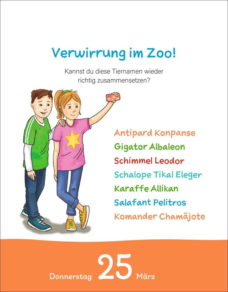 Weitere Ansicht: Kalender für clevere Kids Tagesabreißkalender 2027 | Ann Christin Artel, Thomas Huhnold