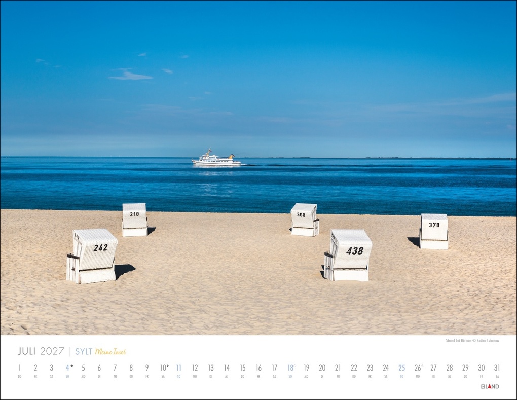 Weitere Ansicht: Sylt - Meine Insel Kalender 2027