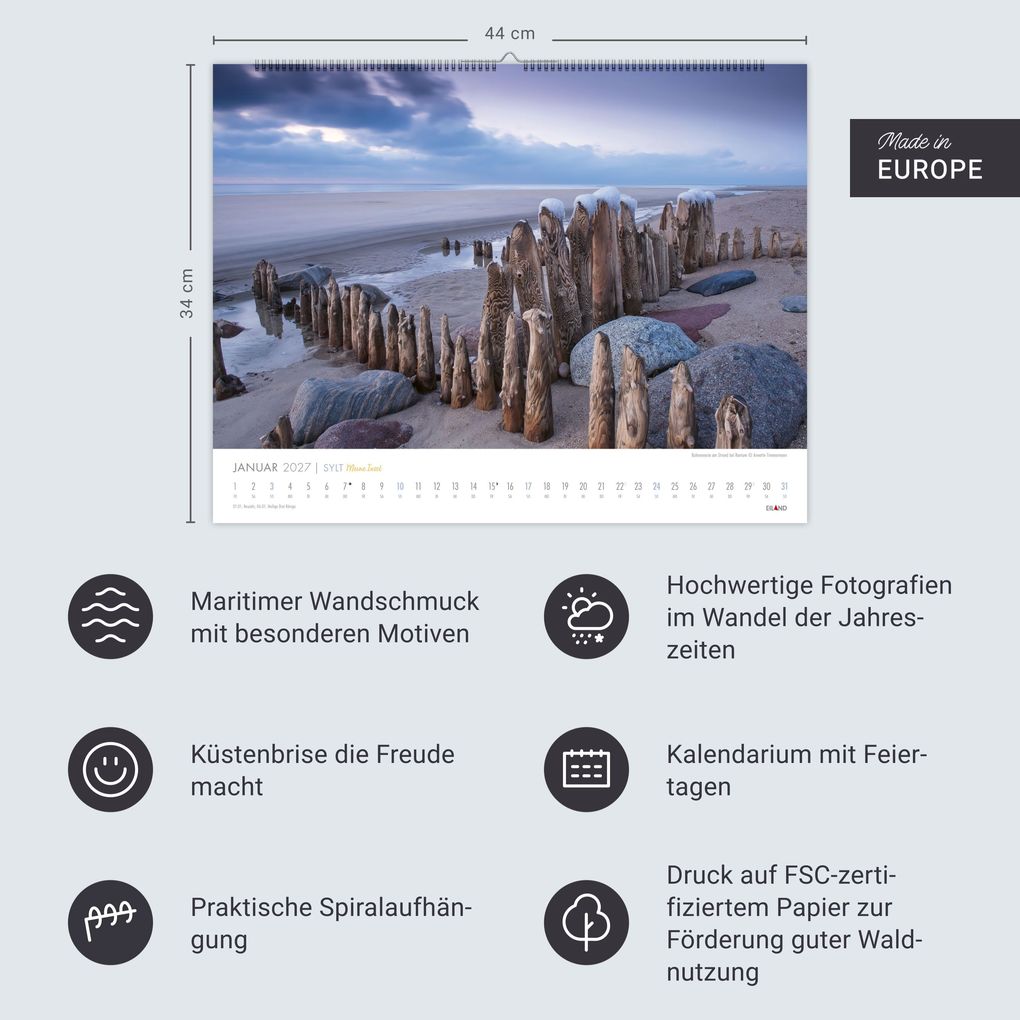 Weitere Ansicht: Sylt - Meine Insel Kalender 2027