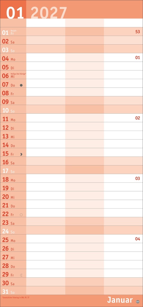 Weitere Ansicht: Basic Planer für zwei 2027