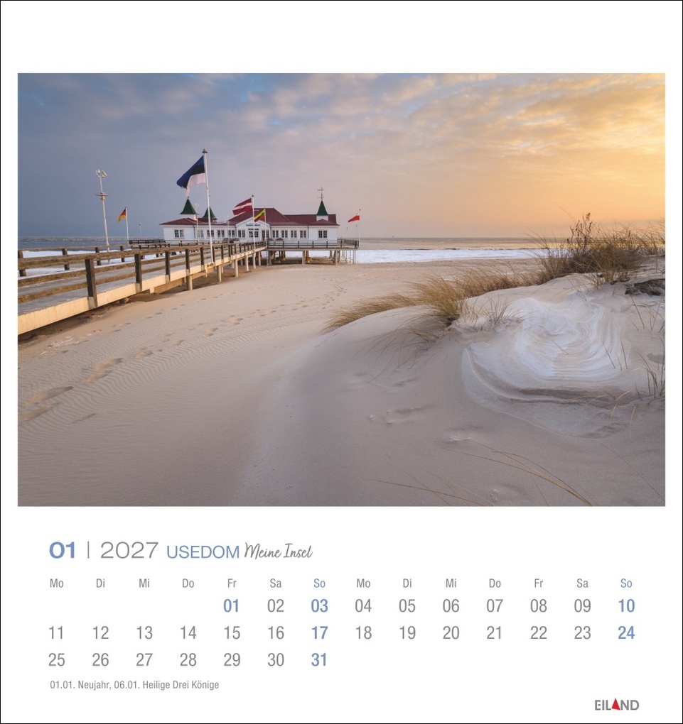 Weitere Ansicht: Usedom Postkartenkalender 2027 - Meine Insel