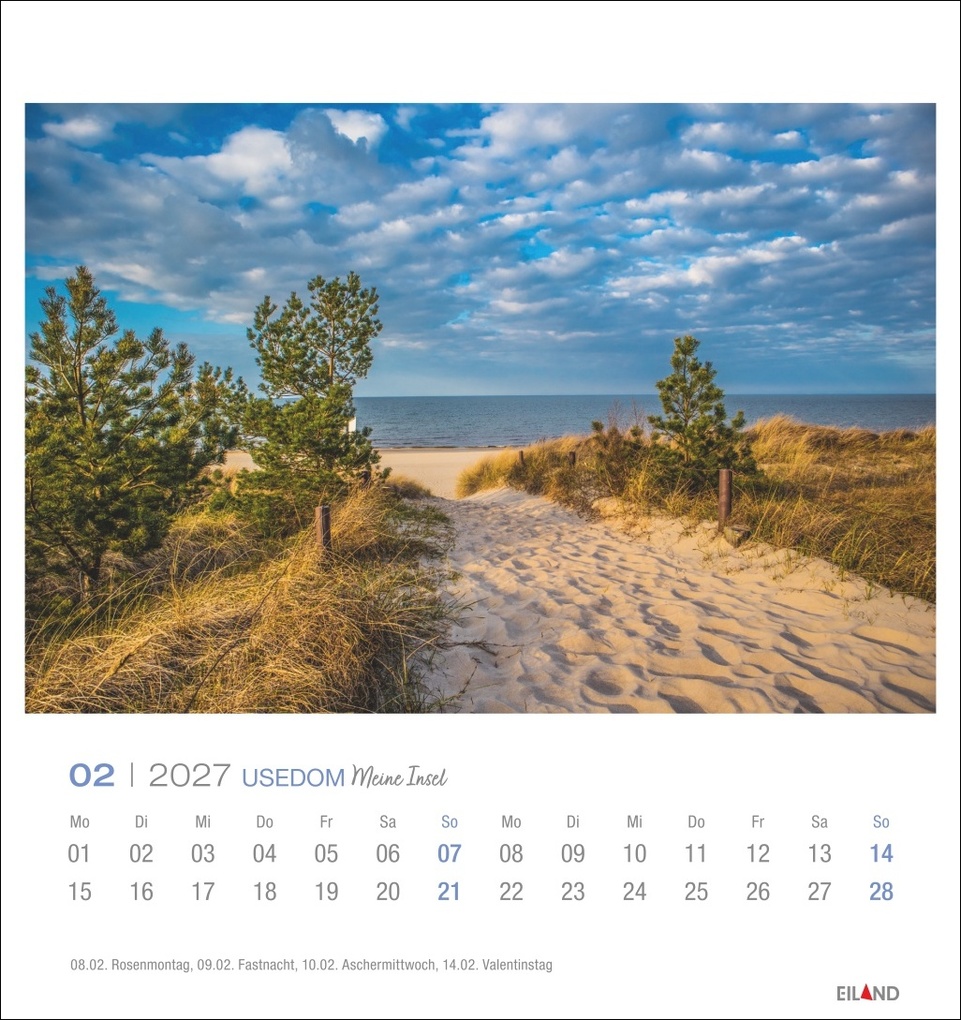Weitere Ansicht: Usedom Postkartenkalender 2027 - Meine Insel