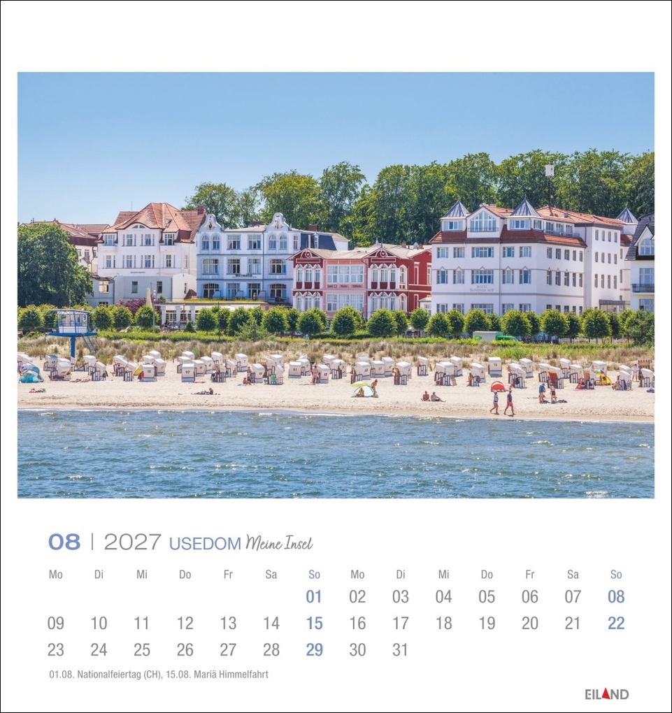 Weitere Ansicht: Usedom Postkartenkalender 2027 - Meine Insel
