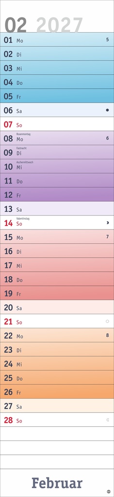 Weitere Ansicht: Bunte Wochen Langplaner XL 2027
