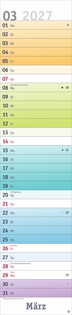 Weitere Ansicht: Bunte Wochen Langplaner XL 2027