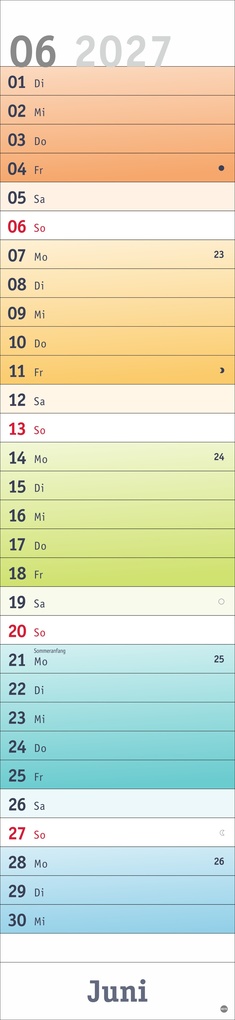 Weitere Ansicht: Bunte Wochen Langplaner XL 2027