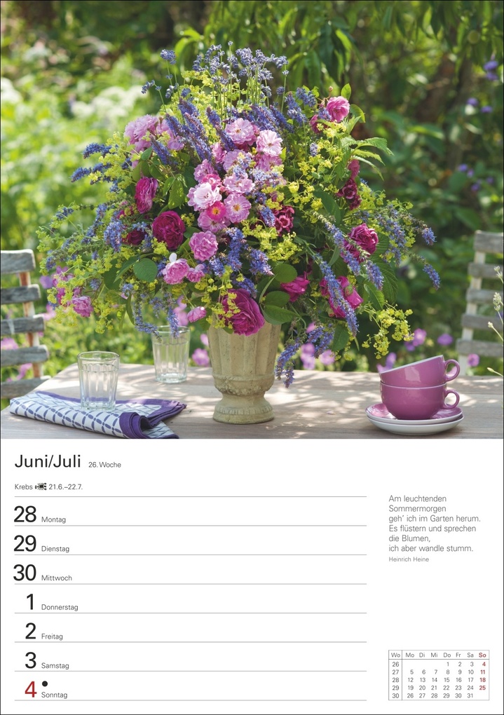 Weitere Ansicht: Blumenpracht Wochenplaner 2027 - 53 stimmungsvolle Fotografien