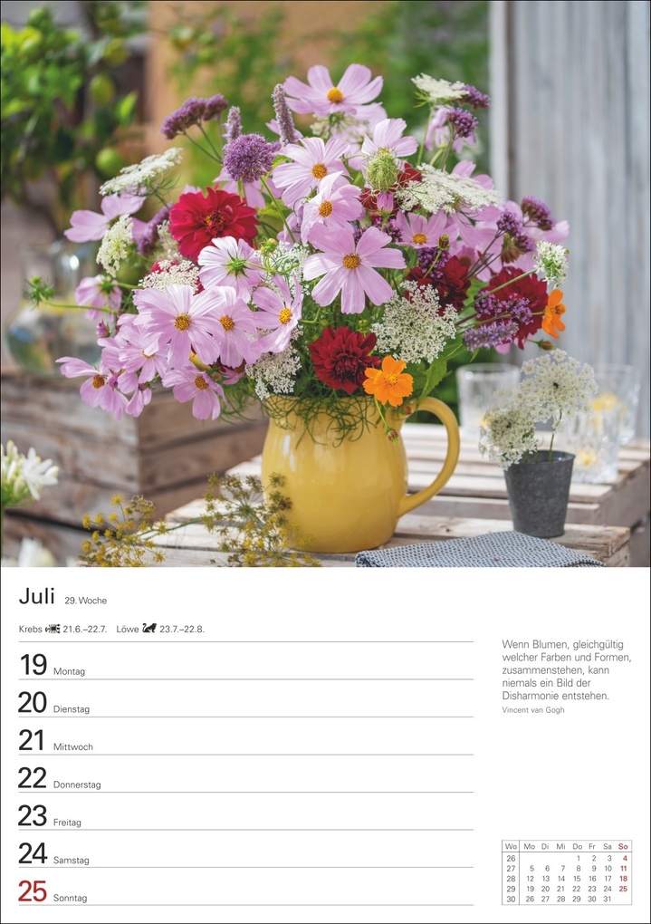Weitere Ansicht: Blumenpracht Wochenplaner 2027 - 53 stimmungsvolle Fotografien