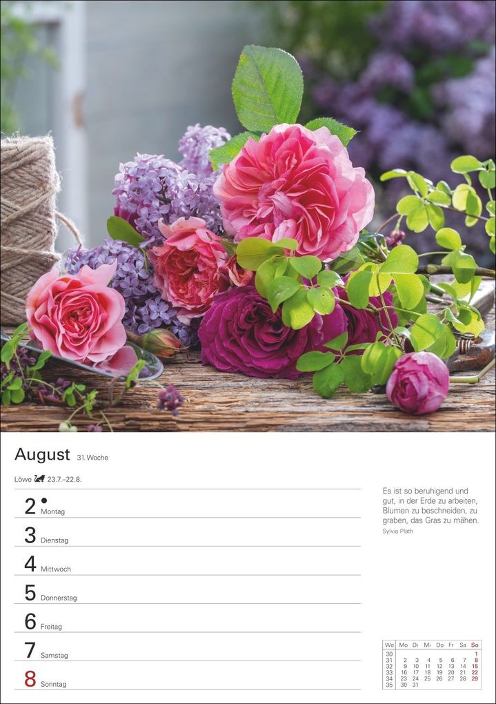 Weitere Ansicht: Blumenpracht Wochenplaner 2027 - 53 stimmungsvolle Fotografien