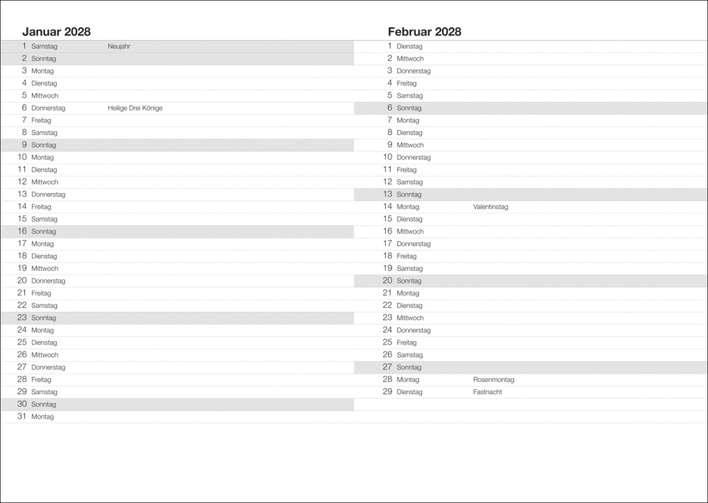 Weitere Ansicht: Terminer A5, Struktur rot 2027