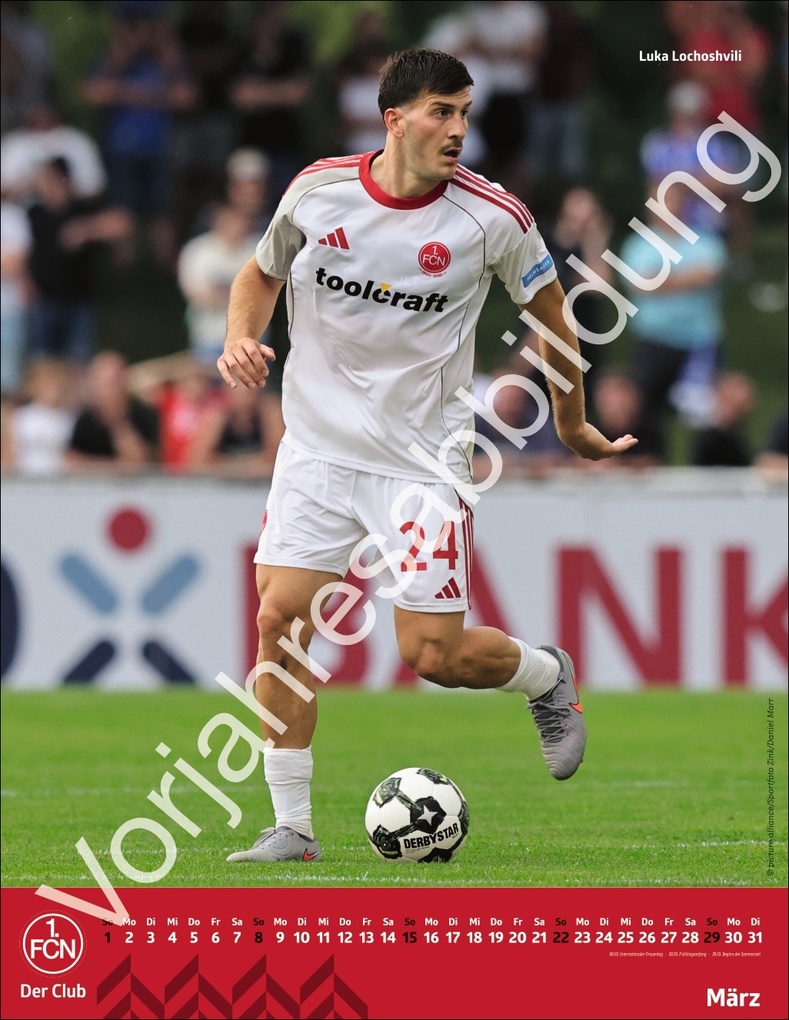 Weitere Ansicht: 1. FC Nürnberg Posterkalender 2027