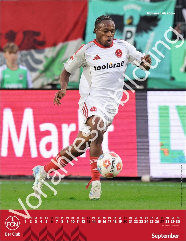 Weitere Ansicht: 1. FC Nürnberg Posterkalender 2027