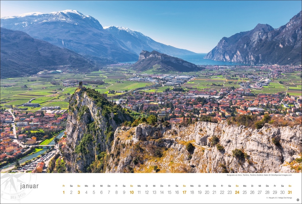 Weitere Ansicht: Gardasee Globetrotter Kalender 2027 - Von romantischen Buchten und malerischen Orten