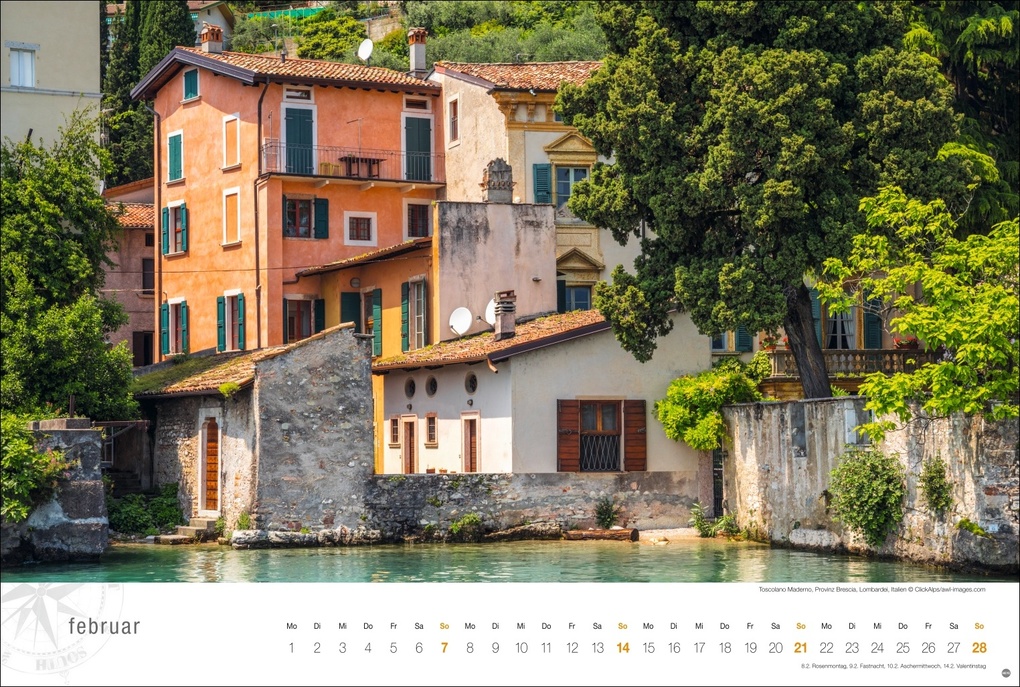 Weitere Ansicht: Gardasee Globetrotter Kalender 2027 - Von romantischen Buchten und malerischen Orten