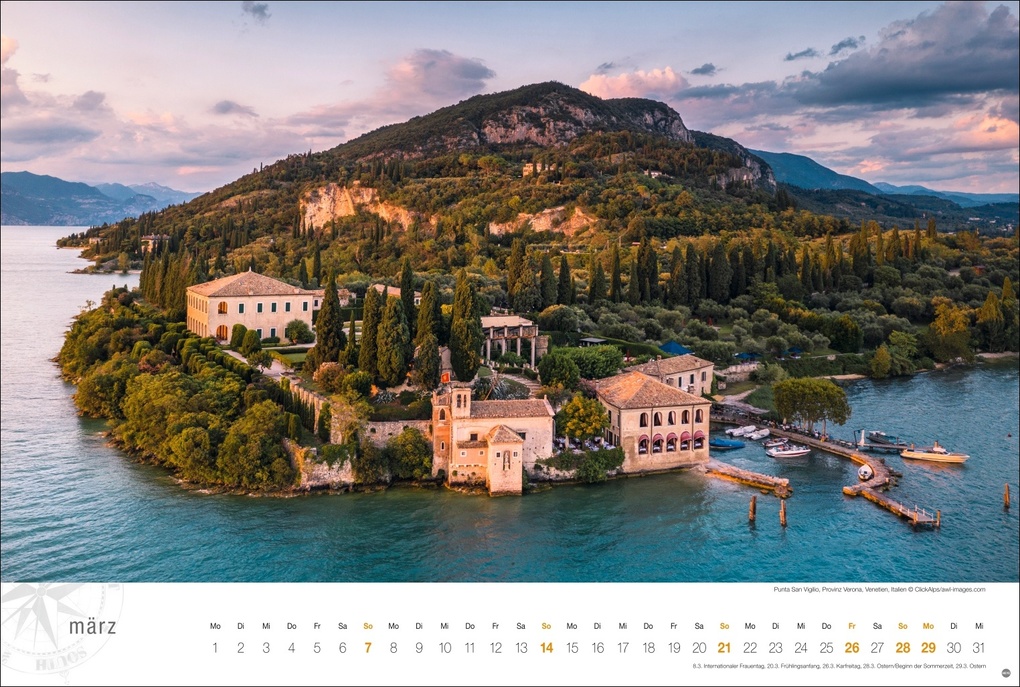 Weitere Ansicht: Gardasee Globetrotter Kalender 2027 - Von romantischen Buchten und malerischen Orten