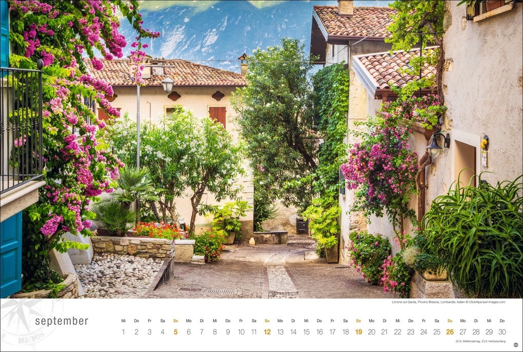 Weitere Ansicht: Gardasee Globetrotter Kalender 2027 - Von romantischen Buchten und malerischen Orten