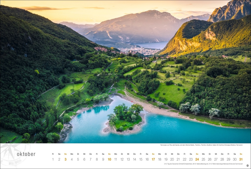 Weitere Ansicht: Gardasee Globetrotter Kalender 2027 - Von romantischen Buchten und malerischen Orten