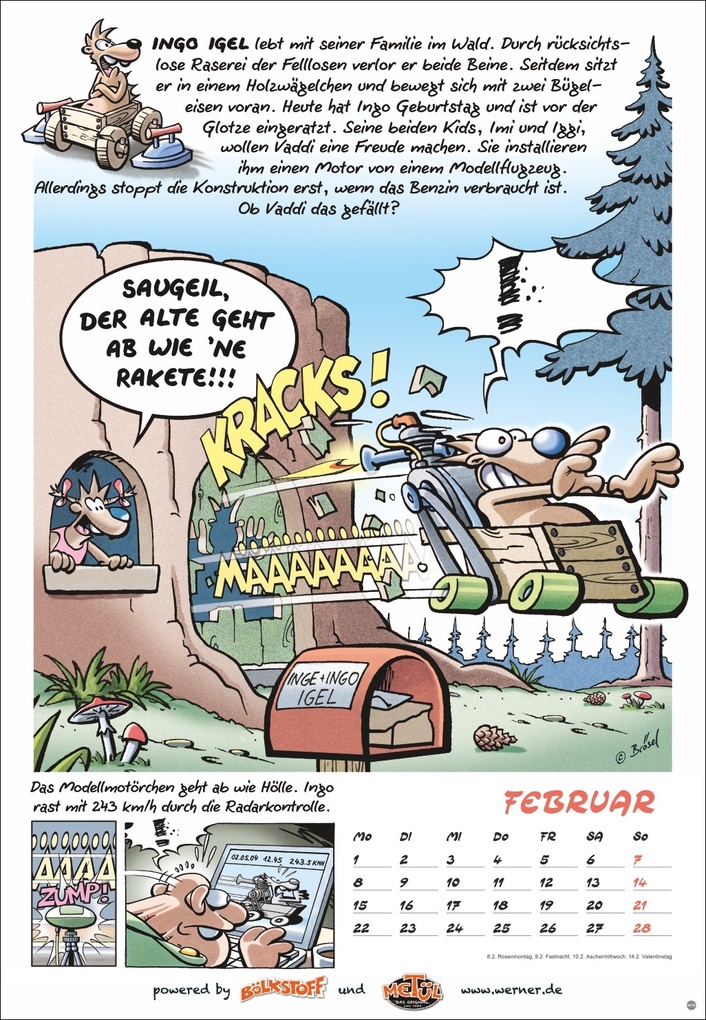 Weitere Ansicht: Werner Kalender 2027 | Rötger Feldmann