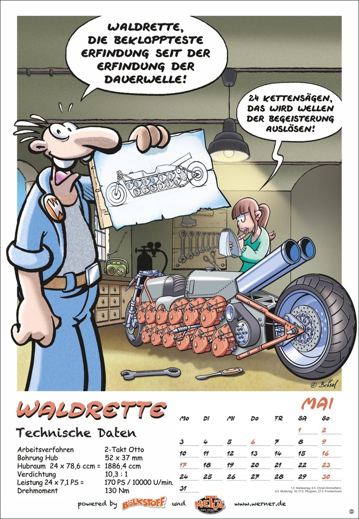Weitere Ansicht: Werner Kalender 2027 | Rötger Feldmann