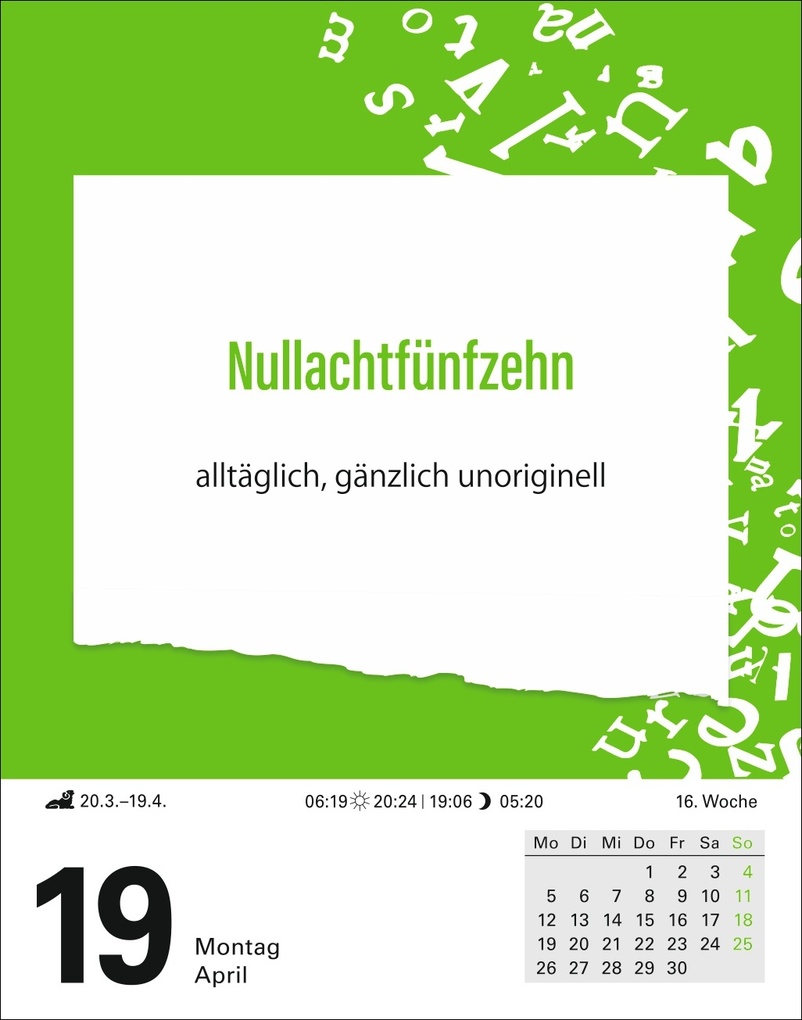 Weitere Ansicht: Duden Das Salz in der (Buchstaben-)Suppe Tagesabreißkalender 2027 - Redewendungen und ihre Bedeutung