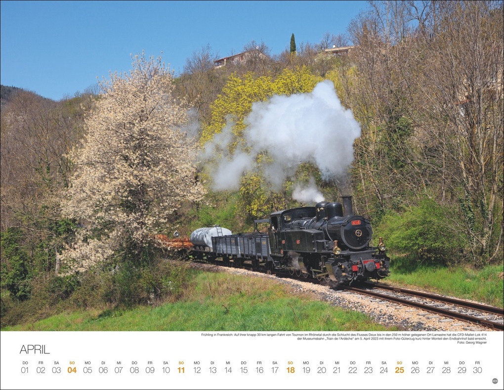 Weitere Ansicht: Feurige Dampfloks Posterkalender 2027