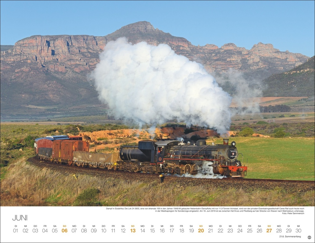 Weitere Ansicht: Feurige Dampfloks Posterkalender 2027
