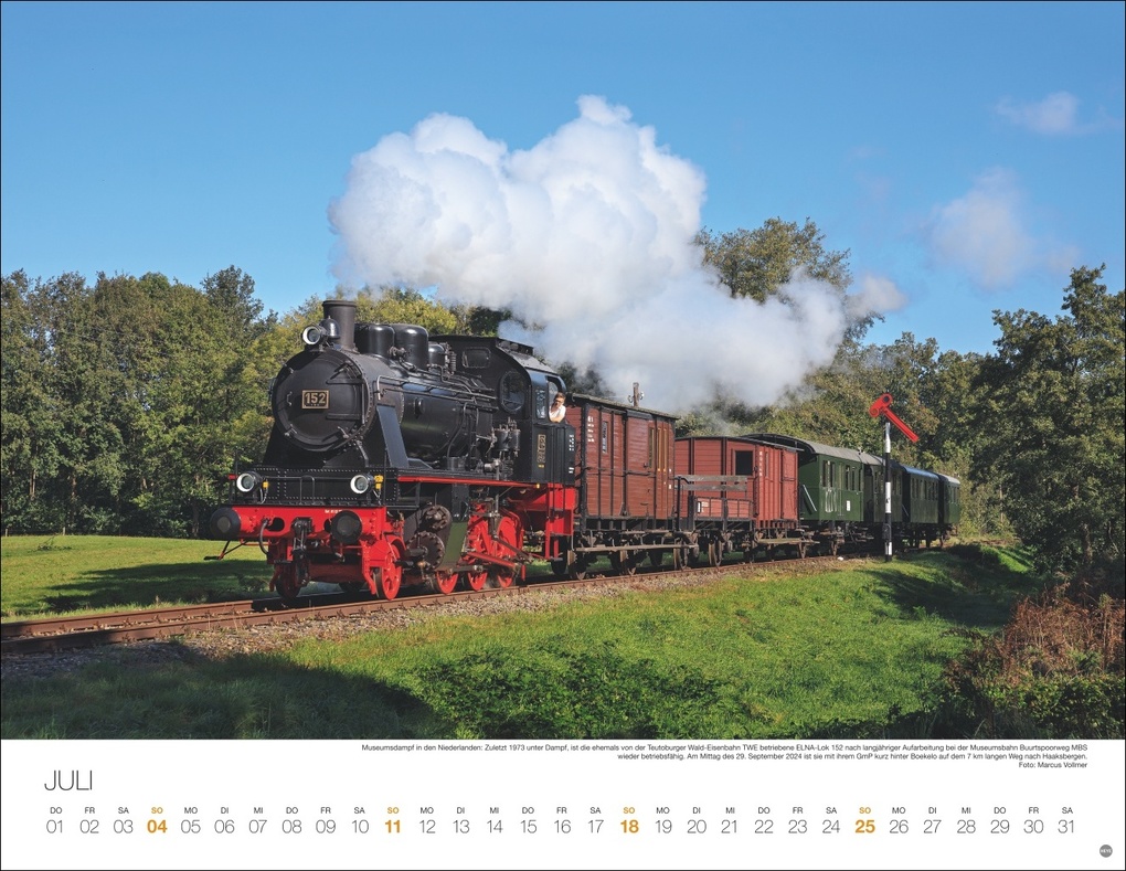 Weitere Ansicht: Feurige Dampfloks Posterkalender 2027