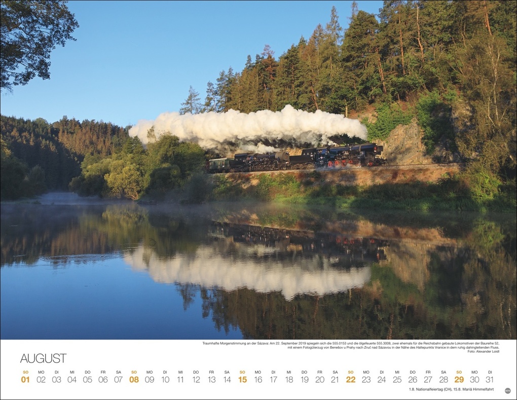 Weitere Ansicht: Feurige Dampfloks Posterkalender 2027
