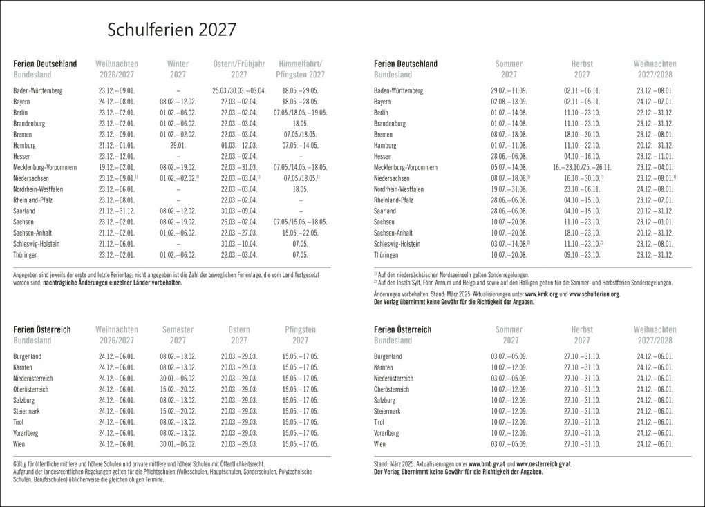 Weitere Ansicht: Kalenderbuch A7 koralle 2027