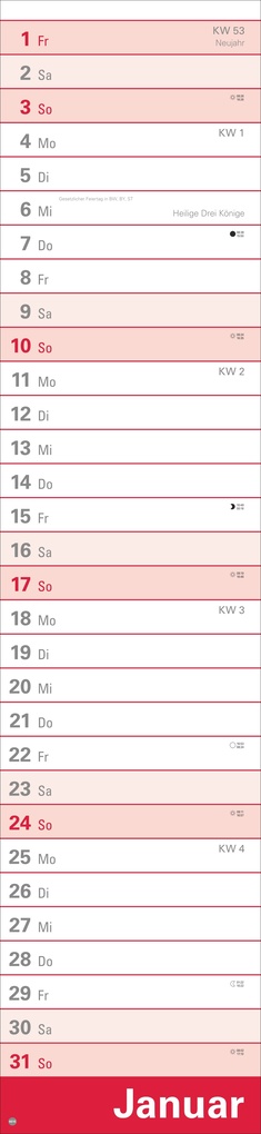 Weitere Ansicht: Langplaner XL 2027