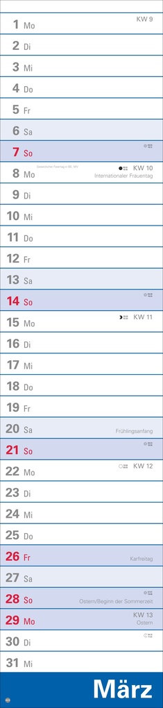Weitere Ansicht: Langplaner XL 2027