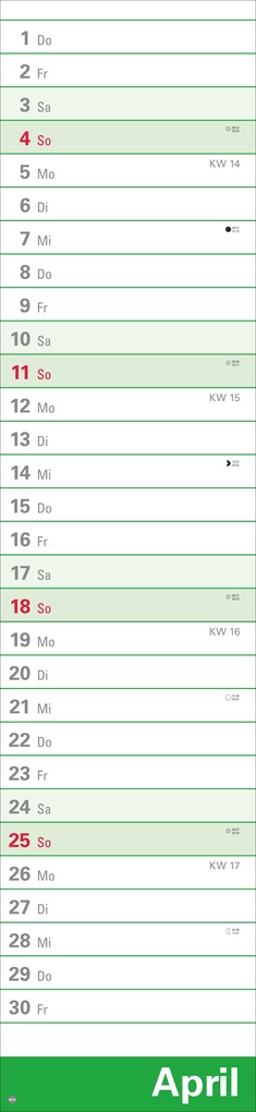 Weitere Ansicht: Langplaner XL 2027
