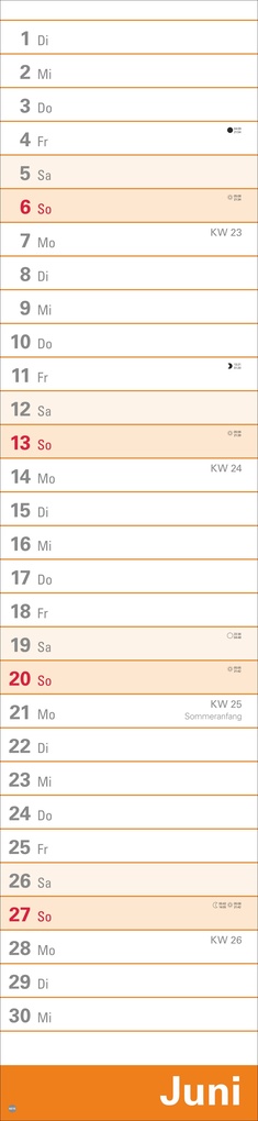 Weitere Ansicht: Langplaner XL 2027